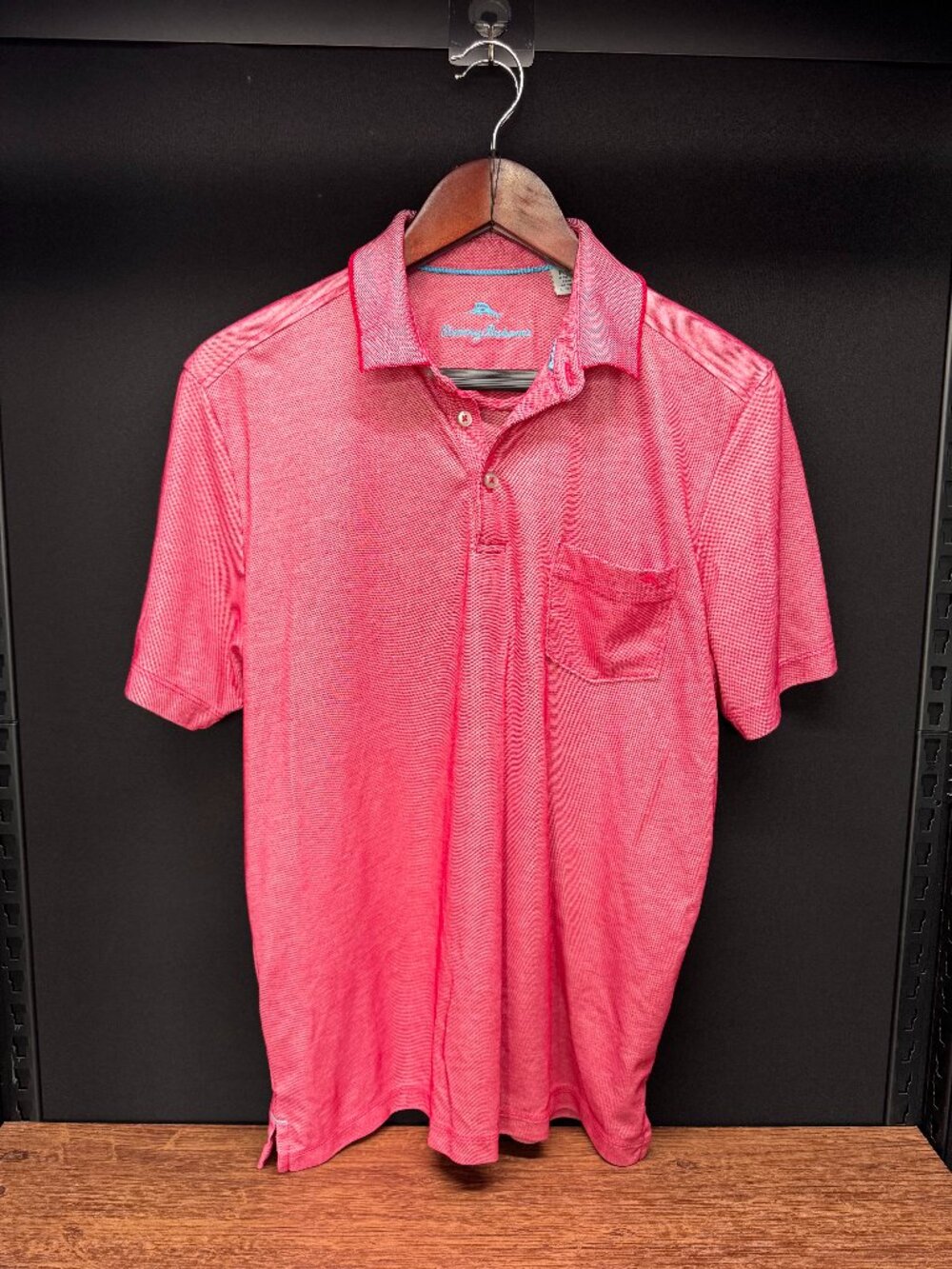 Tommy Bahama Pima Blend Pink Polo Shirt Men’s Medium